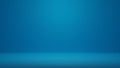 Abstract Luxury gradient background empty space studio room for display product ad website, Smooth Dark blue with Black vignette