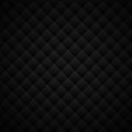 Abstract luxury style black geometric squares pattern design with dots lines grid on dark background Royalty Free Stock Photo