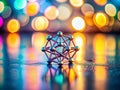 Abstract Machine Learning Algorithm Symbol A Minimalist TiltShift Design for Data Science Visualization Royalty Free Stock Photo