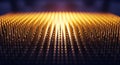 Abstract CPU Pin Array with Light Royalty Free Stock Photo