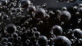 Abstract Macro Photography of Bubbles in a Liquid Royalty Free Stock Photo