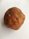 Abstract macro shot of ripe unpeeled fruits.