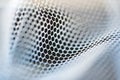 Abstract macro shot of a white net Royalty Free Stock Photo