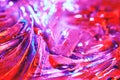 Abstract magenta pink, purple, red, blue cosmetic gel serum background texture