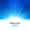 Abstract magic light background