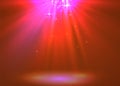 Abstract magic light background. Red holiday burst Royalty Free Stock Photo