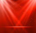 Abstract magic red light background Royalty Free Stock Photo