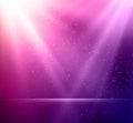 Abstract magic violet light background Royalty Free Stock Photo