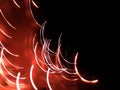 Abstract magical moving lights Royalty Free Stock Photo