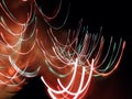 Abstract magical moving lights Royalty Free Stock Photo