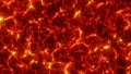 Abstract magma, lava flowing smooth fractal waves background. Fire like backdrop Royalty Free Stock Photo