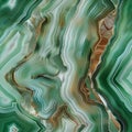 Abstract Malachite Gemstone Texture with Vibrant Green and Brown Patterns