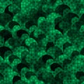 Abstract malachite green seamless pattern color background vector illustration