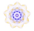 Abstract Mandala Flower