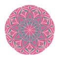 Abstract round pattern. Mandala elegant vector background. Royalty Free Stock Photo