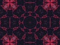 Abstract Mandala Seamless Texture For Design And Background