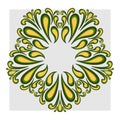 Mexican-style patterns. Multilayered ornament Royalty Free Stock Photo