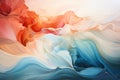 Abstract marble background banner Fluid art background with colorful brushstrokes