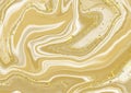 Abstract marble background with glittery gold elements