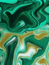 Abstract marble background ocher yellow and smaragd green.