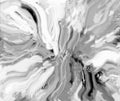 Abstract marble  grunge stained black and white background Royalty Free Stock Photo