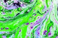 Abstract marble hand painted background in modern art style with fluid free-flowing ink and acrylic painting technique. Artistic, Royalty Free Stock Photo