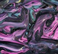 Abstract marble multicolored paint background. Acrylic texture Royalty Free Stock Photo