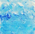 Abstract marble pastel blue white color paint background. Royalty Free Stock Photo