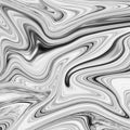 Abstract marble texture background.Handmade technique. black and white Royalty Free Stock Photo