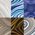 1846 Abstract Marble Textures: A captivating background featuring abstract marble textures with intricate patterns and a mix of