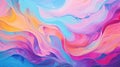 Abstract marbled acrylic paint ink painted waves painting texture colorful background banner Royalty Free Stock Photo