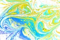 Abstract marbling art patterns as colorful background. Grain, conceptual. Royalty Free Stock Photo