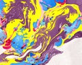 Abstract marbling colorful background Royalty Free Stock Photo