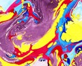 Abstract marbling colorful background Royalty Free Stock Photo