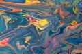 Abstract marbling multicolored background with colorful spots. Royalty Free Stock Photo