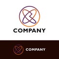 Logo design. abstract mark logo. corporate logo. brand logo