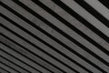Abstract massive linear metal design. Striped grey background. Royalty Free Stock Photo