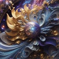 Abstract Masterpiece of Cosmic Overture