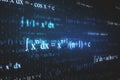 Abstract math backdrop Royalty Free Stock Photo
