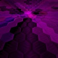 Purple perspective pattern3