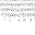 Abstract Matrix Background. Binary Computer Code. Coding. Hacker concept. Vector Background Illustration Royalty Free Stock Photo