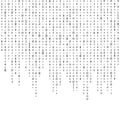 Abstract Matrix Background. Binary Computer Code. Coding. Hacker concept. Vector Background Illustration