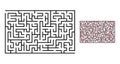 Abstract maze / labyrinth. Puzzle game.