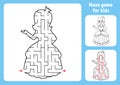 Abstract maze. Sweet princess. Game for kids. Puzzle for children. Labyrinth conundrum. Find the right path. Education worksheet.
