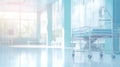 Abstract medical background. State-of-the-art medical clinic. Home for the Elderly. Blurred interior of hospital