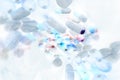 Abstract medication background