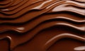 Abstract melted chocolate surface for background.Generative AI.