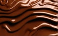 Abstract melted chocolate surface for background.Generative AI.