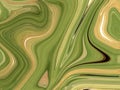 Abstract melting colors. Pure healthy green. Royalty Free Stock Photo