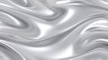 Abstract melty metallic liquid background with waves, modern style